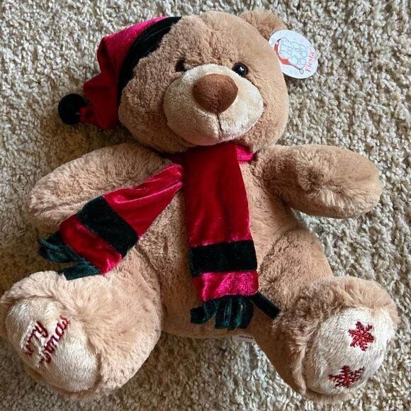 NWT Vtg 2011 Fiesta 10” Sitting Bear  Stuffed Animal - Picture 2 of 7